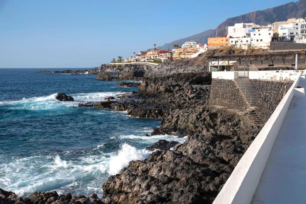 First Line Ocean View Studio Puerto de Santiago  Eksteriør billede