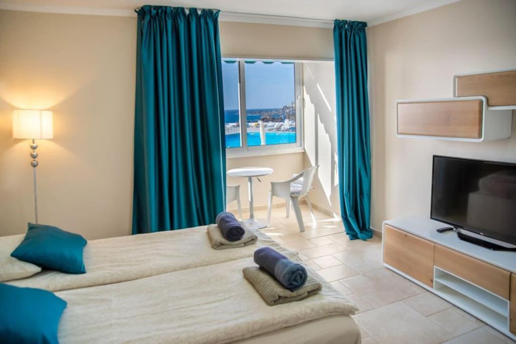 First Line Ocean View Studio Puerto de Santiago  Eksteriør billede